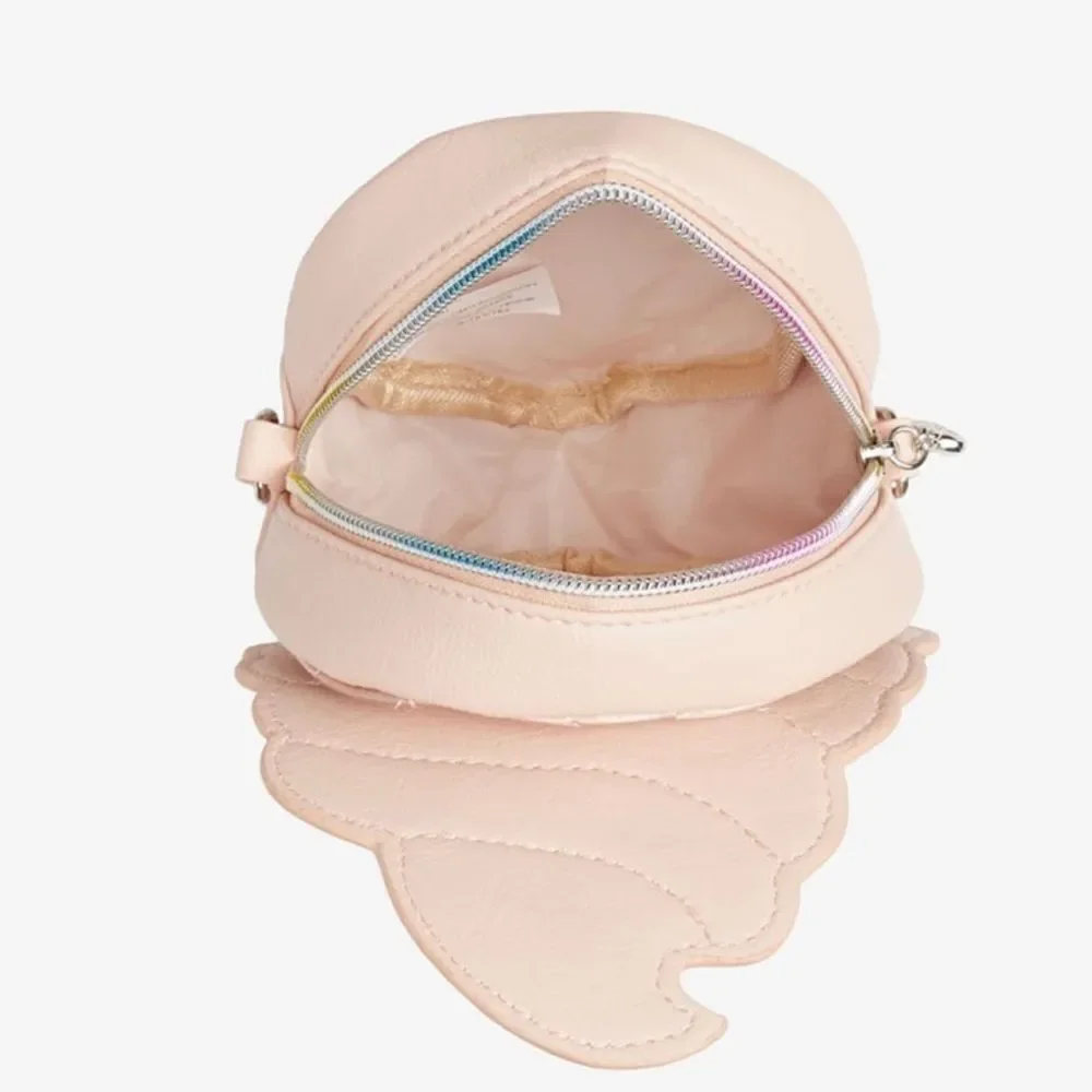 OMG Accessories Glitter Pink Ice Cream Crossbody Bag and Bunny Headband